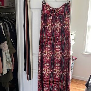 Strapless summer dress